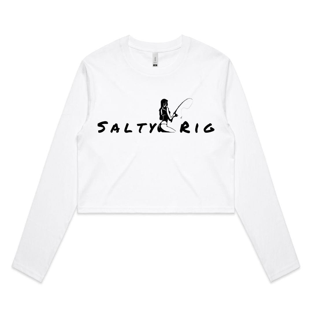 Women's Classic Series Crop Long Sleeve | White