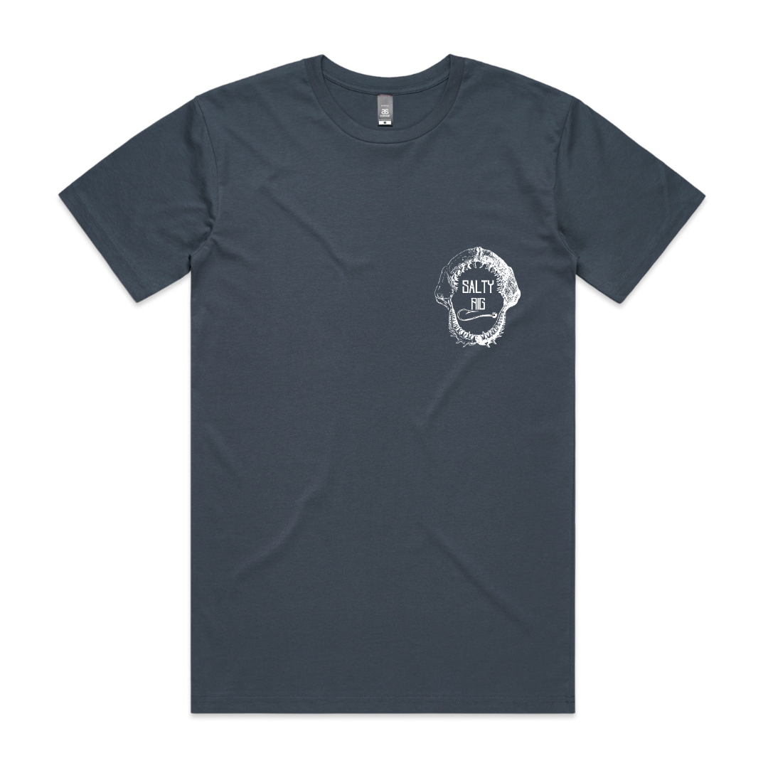 On The Bite Series Tee | Petrol Blue