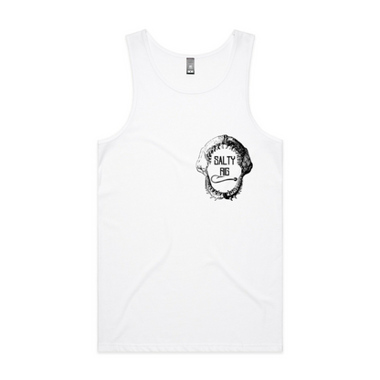 On The Bite Series Singlet | White