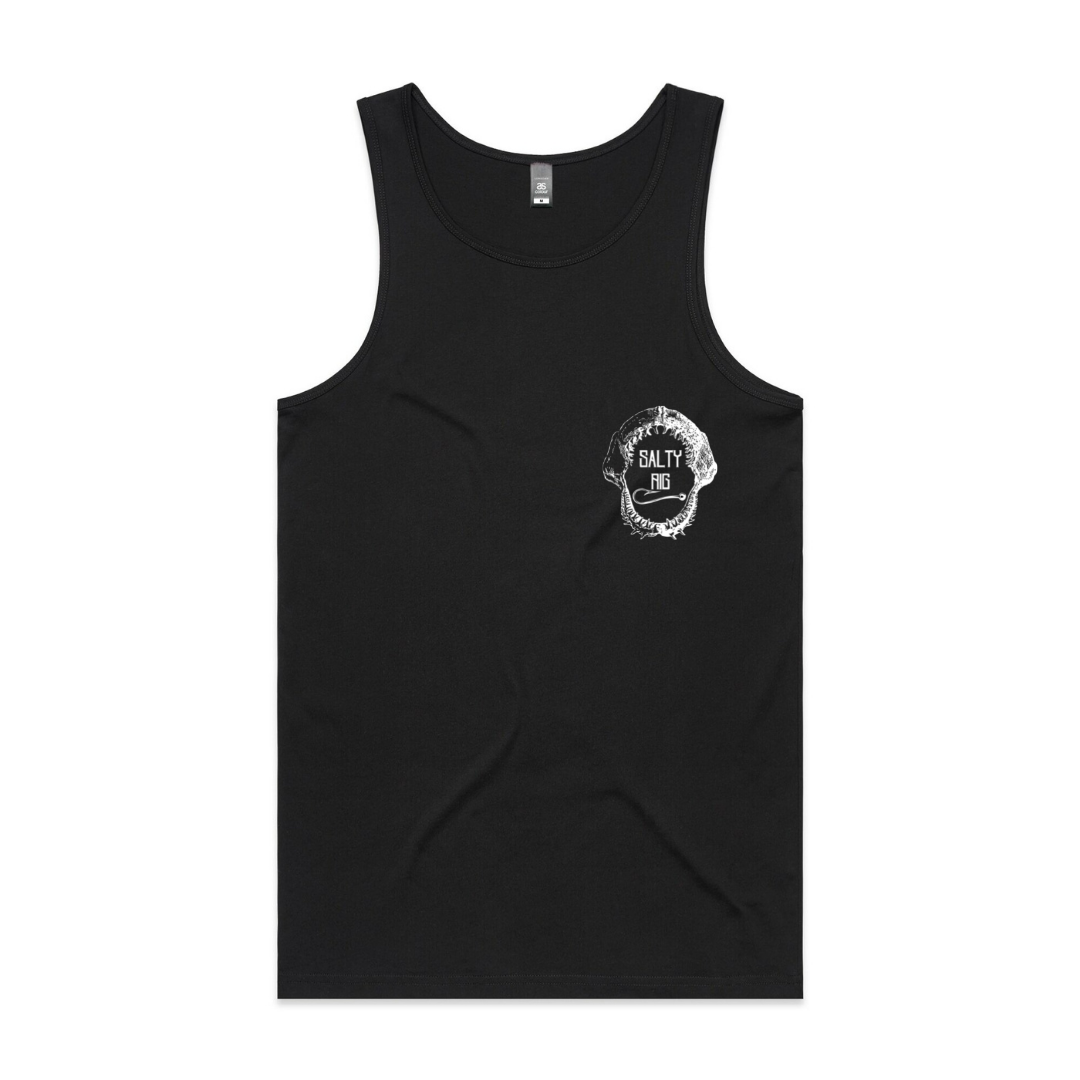 On The Bite Series Singlet | Black
