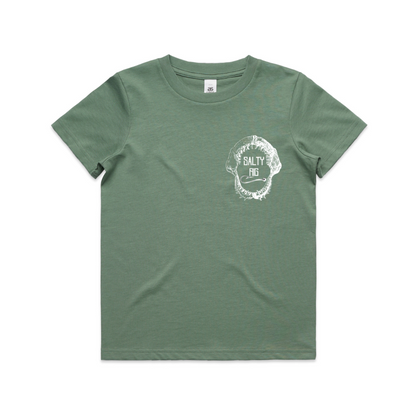 Kids On The Bite Series Tee | Sage