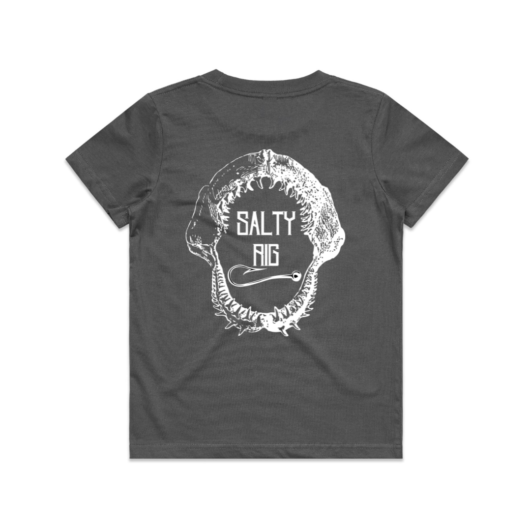 Kids On The Bite Series Tee | Charcoal
