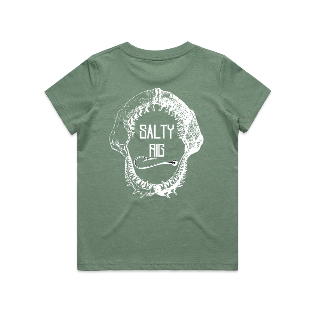 Kids On The Bite Series Tee | Sage