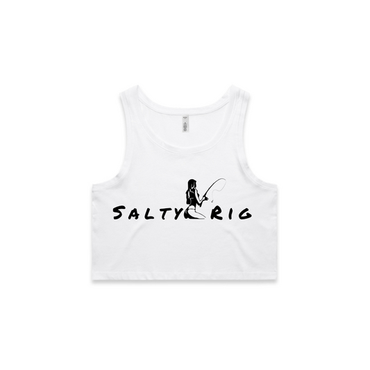Women's Classic Series Crop Tank | White