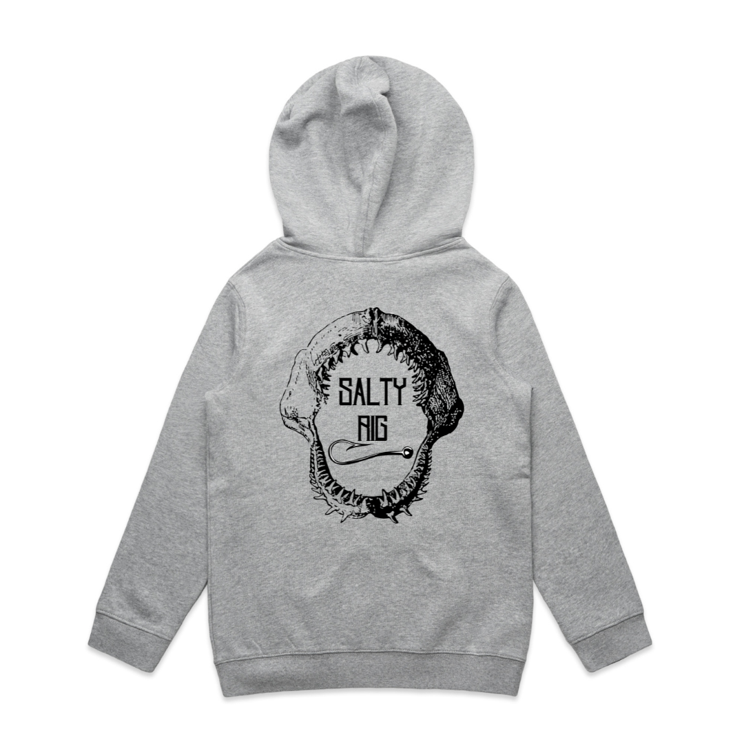 Kids On The Bite Series Hoodie | Grey Marle