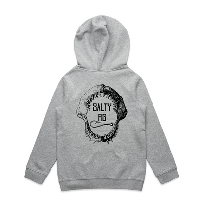Kids On The Bite Series Hoodie | Grey Marle