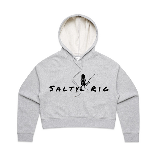 Women's Classic Series Crop Hoodie | Grey Marle