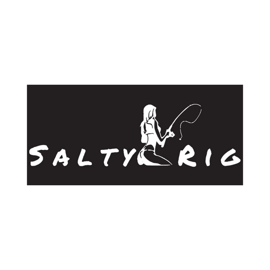 Salty Rig Sticker | Black