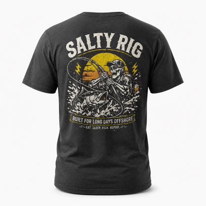 Unisex Offshore Reaper Tee| Dark Grey