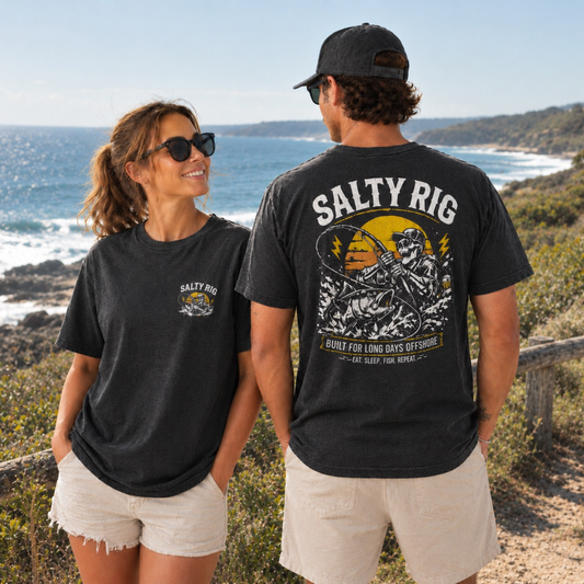 Unisex Offshore Reaper Tee| Dark Grey