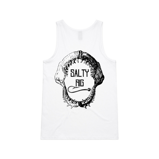 Women's On The Bite Series Singlet | White