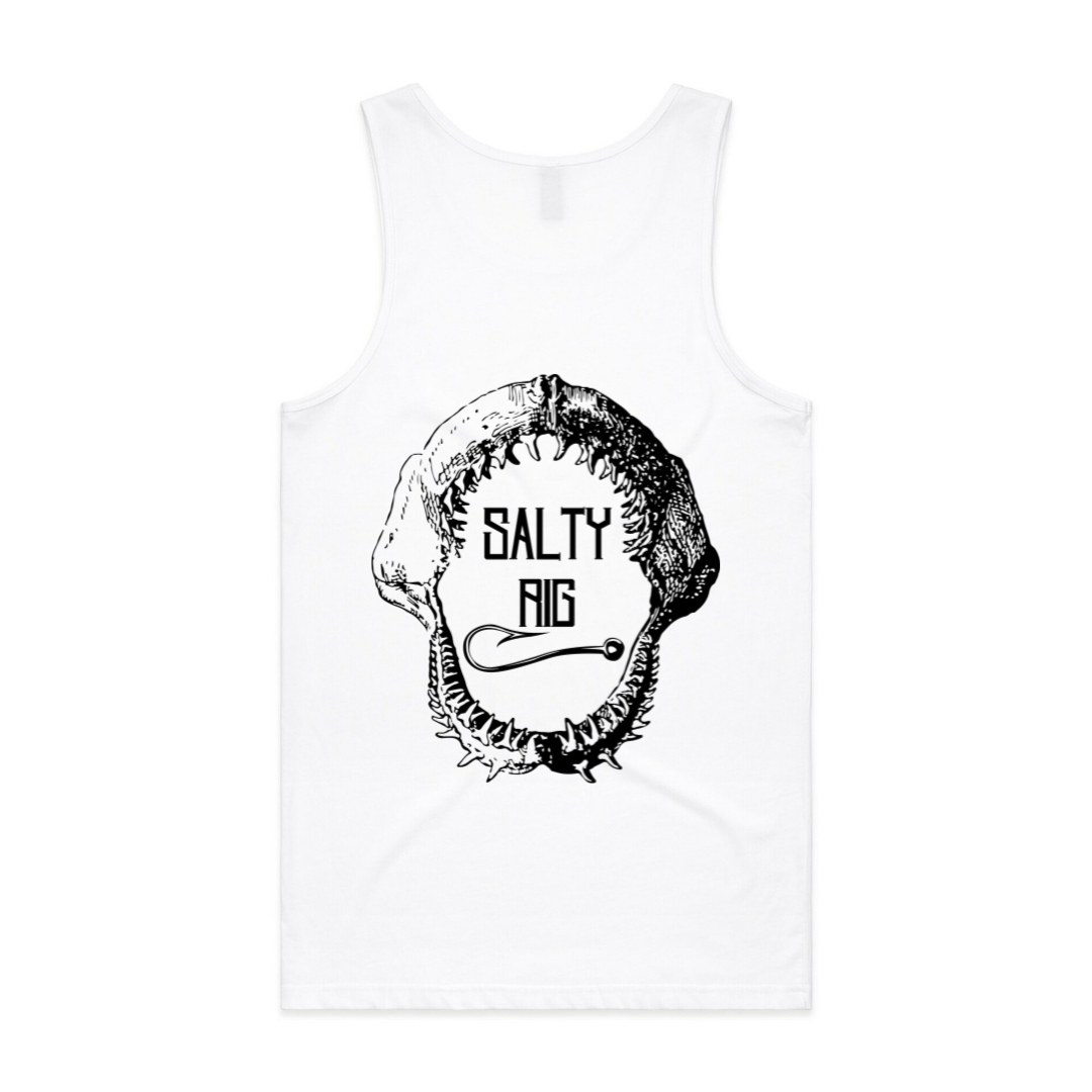 On The Bite Series Singlet | White