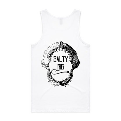 On The Bite Series Singlet | White