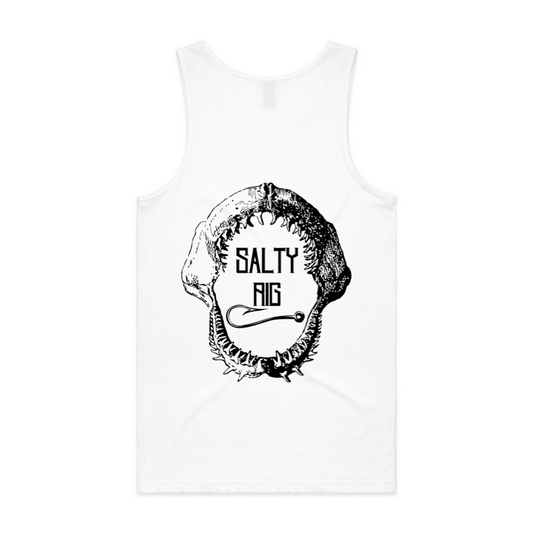 On The Bite Series Singlet | White